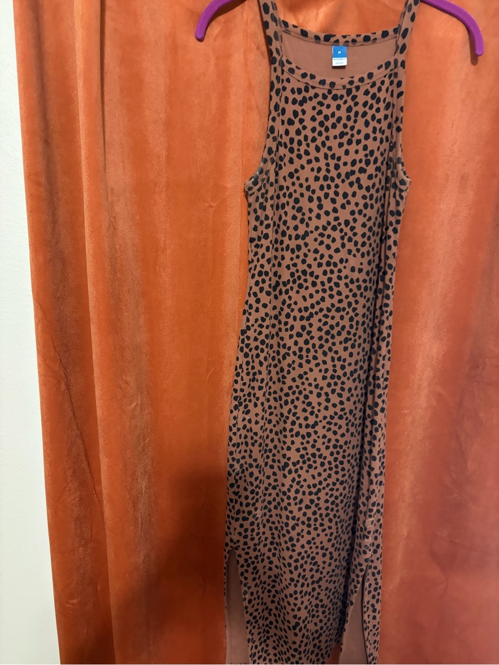Old Navy Sleeveless Cheetah Print Maxi Dress - Brown & Black